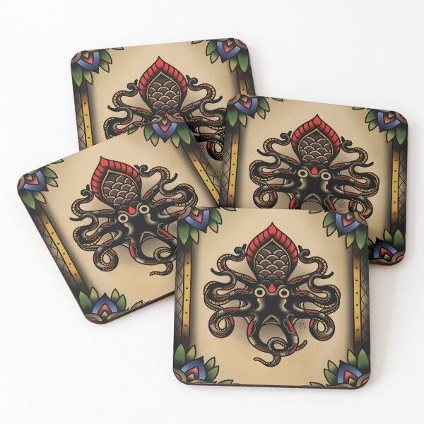 Item preview, Traditional Tattoo Octopus  designed and sold by napiks.