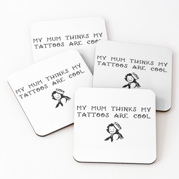 Item preview, My mum thinks my tattoos are cool designed and sold by Hannah Hibbert.