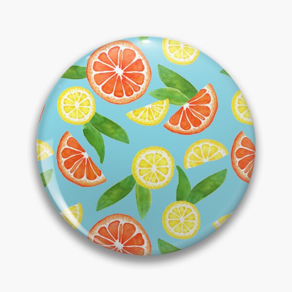 Item preview, Summer Citrus - Blue designed and sold by KelliroDesigns.