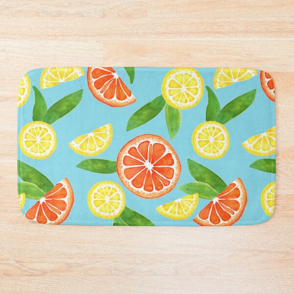 Item preview, Summer Citrus - Blue designed and sold by KelliroDesigns.
