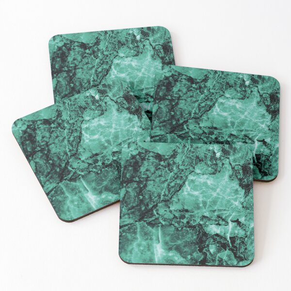 Item preview, Marble green,Seagreen,dark green,black,white abstract pattern designed and sold by cutecrazytshirt.