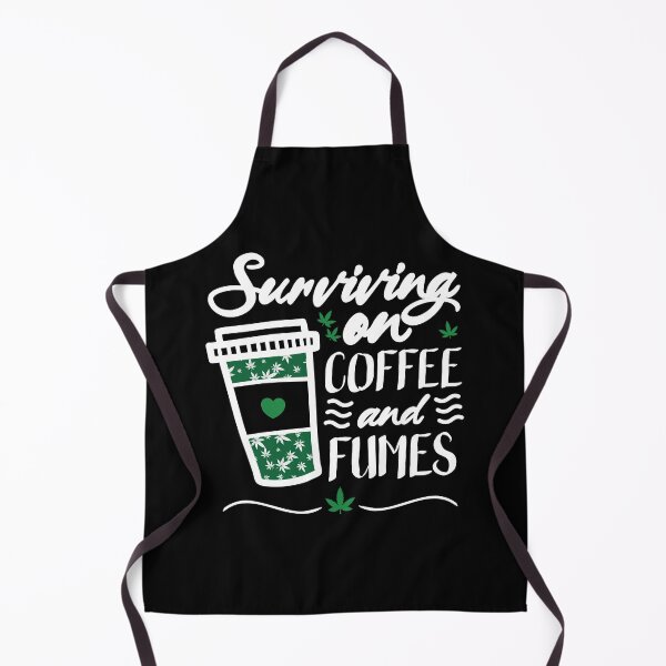 Item preview, Surviving on coffee and fumes weed leafs designed and sold by TheMattDesigns.