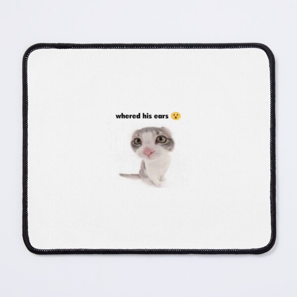 Item preview, no ear cat designed and sold by vanillaoatmelk.