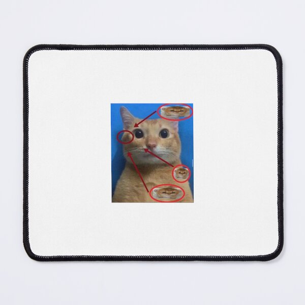 Item preview, shocked cat designed and sold by vanillaoatmelk.