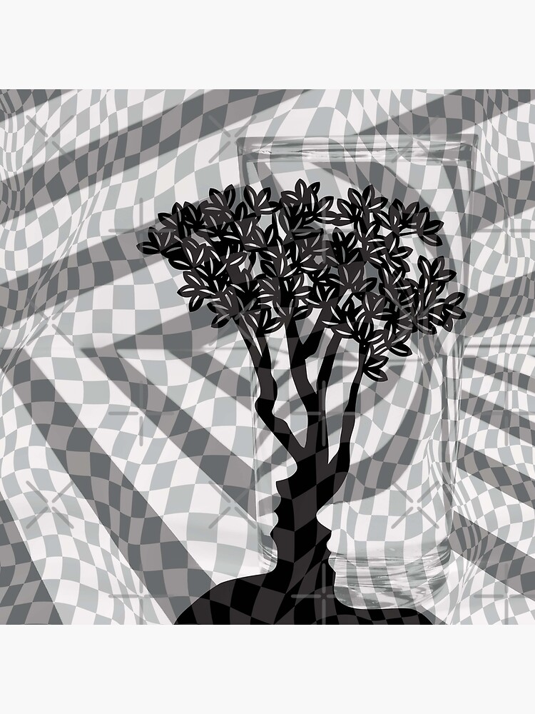 Black and white optical illusion aesthetic / Illusion Art