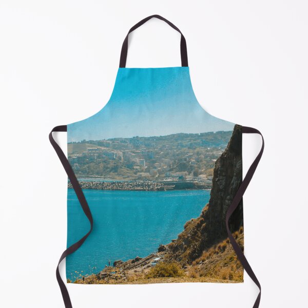 Item preview, Calm mountain views from the blue ocean designed and sold by anisbbmbrush.