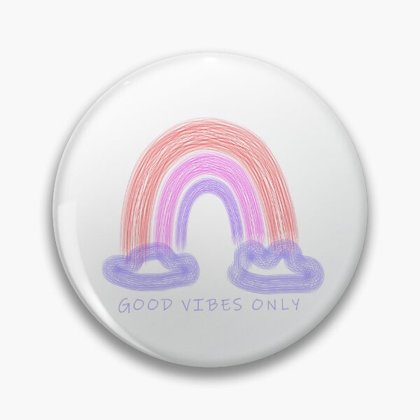 Artikelvorschau, Netter Regenbogen bewölkt nur guten Vibes-Schriftzug entworfen und verkauft von Ankerd.