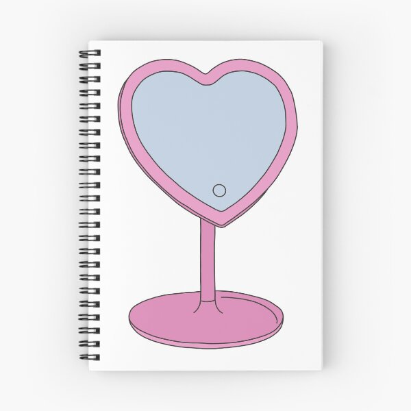 Item preview, Heart vanity mirror designed and sold by PeachCatDesigns.
