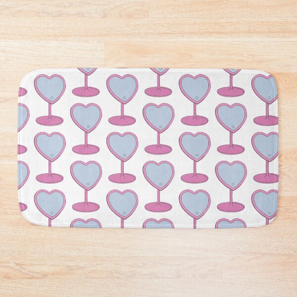 Item preview, Heart vanity mirror designed and sold by PeachCatDesigns.