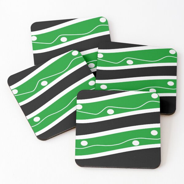 Item preview, Abstract green shapes designed and sold by StrbArtDigitals.
