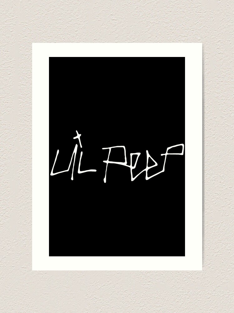 Lil Peep Merch Lil Peep Logo Art Print For Sale By Elbasoft Redbubble