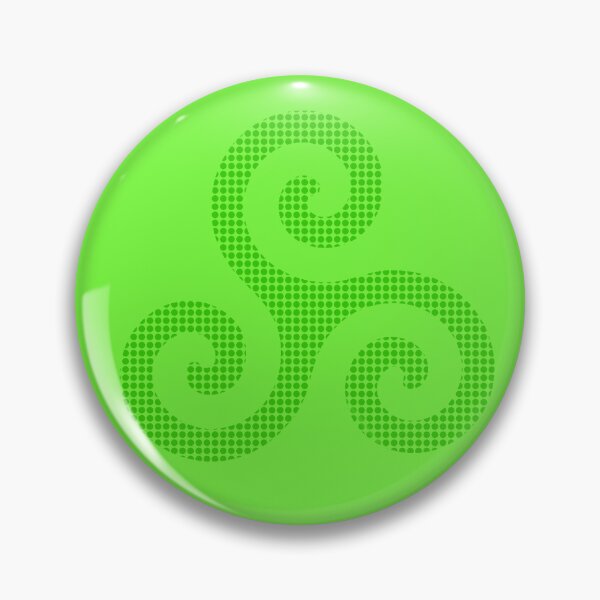 Item preview, Green Dot Triskele designed and sold by Queer AF Warlock.