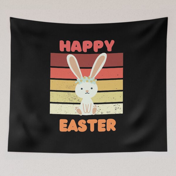 Item preview, Happy Easter Bunny Retro Rabbit Kids ,  designed and sold by Every Pet  Shirts.