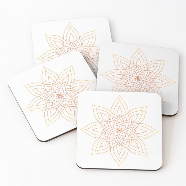 Item preview, Orange and Yellow Mandala Hand drawn designed and sold by Jessica Deighton.