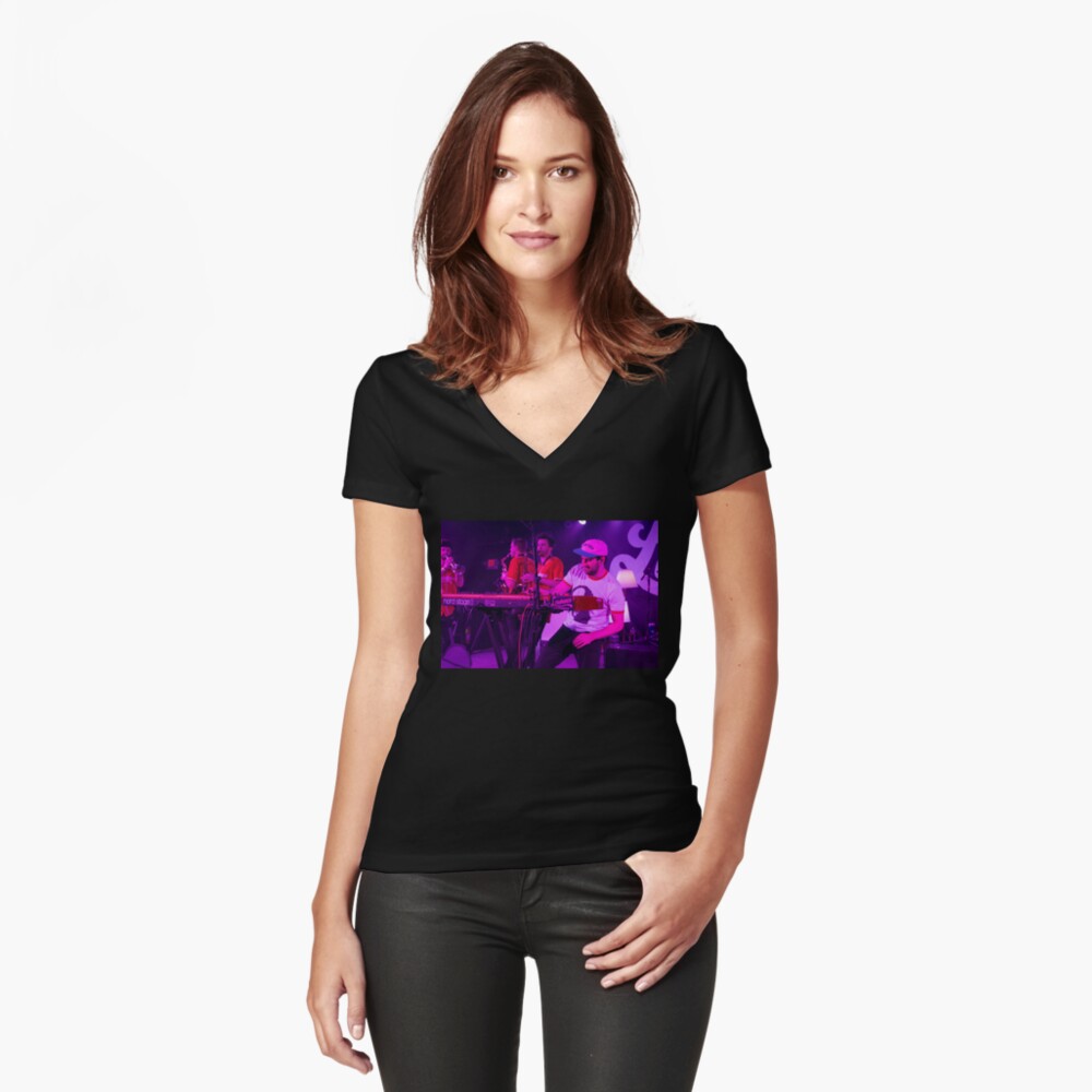 Item preview, Fitted V-Neck T-Shirt designed and sold by FastDraw11.