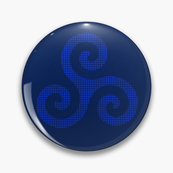 Item preview, Blue Dot Triskele designed and sold by Queer AF Warlock.