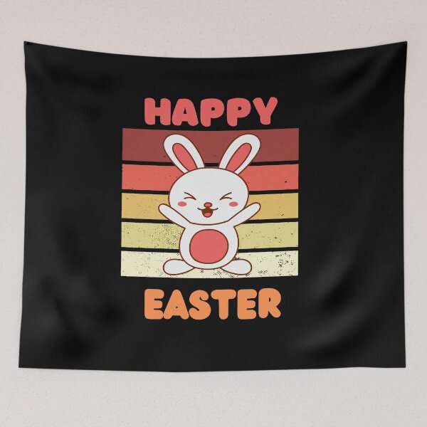 Item preview, Happy Easter Bunny Retro Rabbit Kids ,  designed and sold by Every Pet  Shirts.