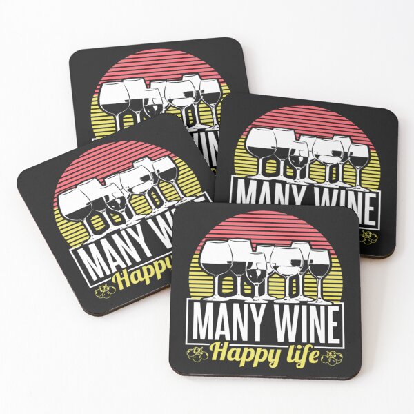 Item preview, Many Wine Happy Life designed and sold by ClamenTaon.