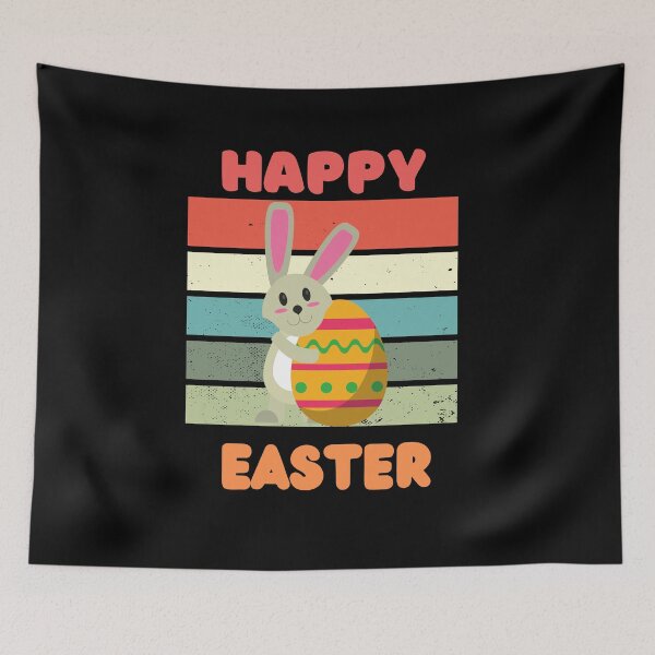 Item preview,  Happy Easter Bunny Retro Rabbit Kids ,  designed and sold by Every Pet  Shirts.