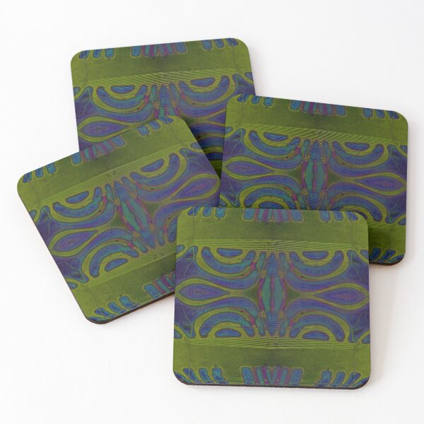 Item preview, Blue and Green  Abstract Design  by Adelaide Artist Avril Thomas designed and sold by AvrilThomasart.