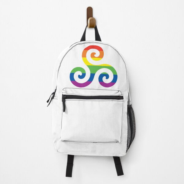 Item preview, Rainbow Pride Triskele designed and sold by Queer AF Warlock.