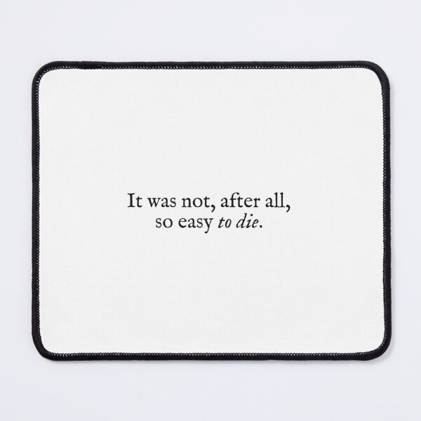 Item preview, it was not so easy to die designed and sold by beunstoppable.