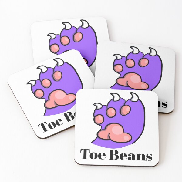 Item preview, Purple Paw Pink ToeBeans With Text designed and sold by DolmanceWorks.