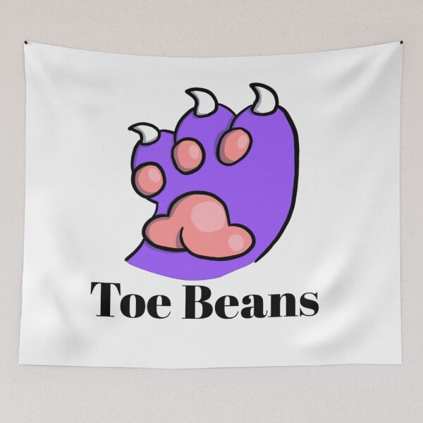 Item preview, Purple Paw Pink ToeBeans With Text designed and sold by DolmanceWorks.