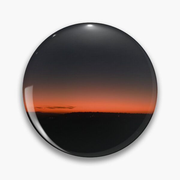 Item preview, Aerial shot of final light of a distant sunsets afterglow with street lights below designed and sold by James-Cole.