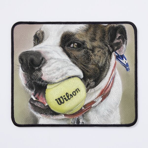 Item preview, "Wilson" pastel painting designed and sold by Marla Kurzec.