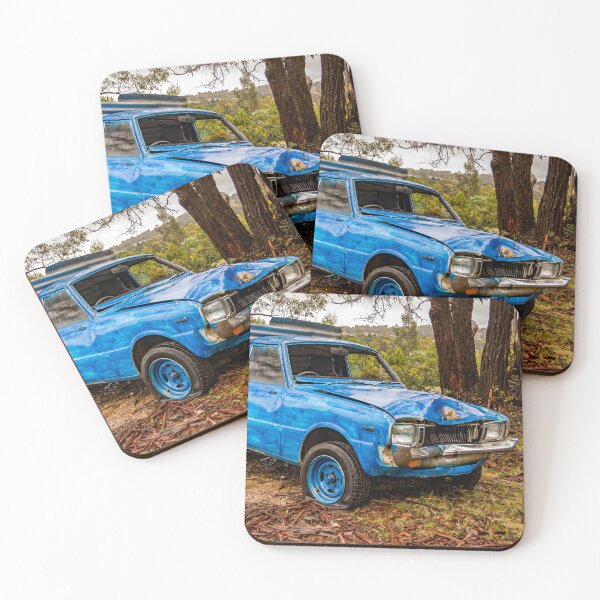 Item preview, Abandoned blue vintage utility truck decaying with time designed and sold by James-Cole.