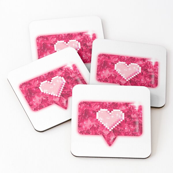 Item preview, Pink Heart Like Button Icon Love Social Media Girl designed and sold by Jolly-Yosei.