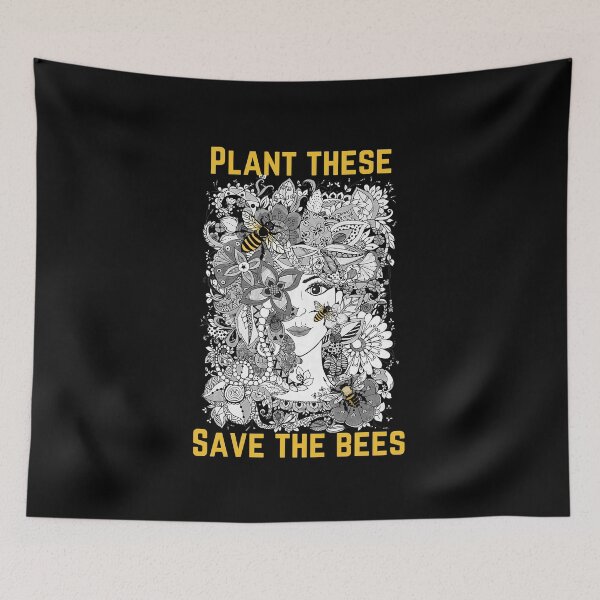 Item preview, Plant these save the bees  designed and sold by Tanuja  Sharma.