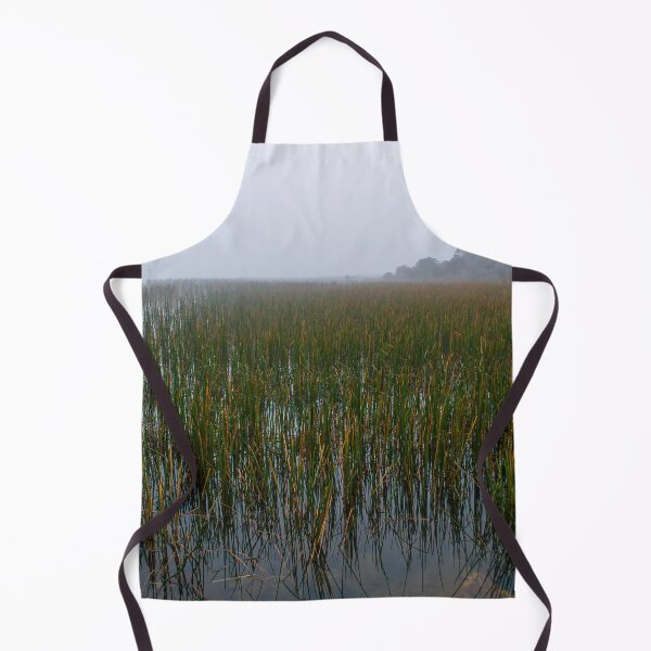 Item preview, Early foggy morning overlooking the water grasses at Lysterfield lake park designed and sold by James-Cole.
