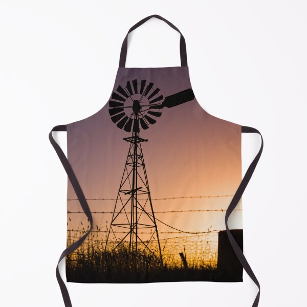 Item preview, Classic Australian windmill on farmland silhouetted at sunset. designed and sold by James-Cole.