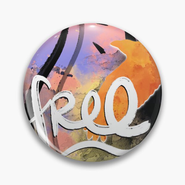 Item preview, Free - colorful grungy bird silhouette designed and sold by thephoenixsoul.