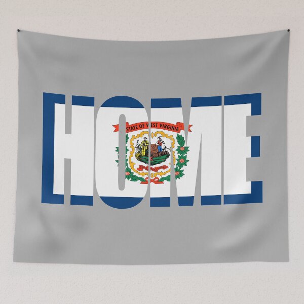 Item preview, West Virginia Home - State Flag designed and sold by DonDota.