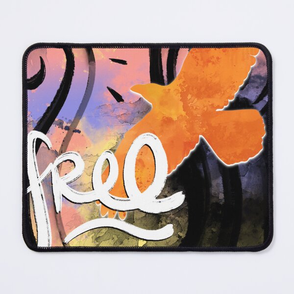 Item preview, Free - colorful grungy bird silhouette designed and sold by thephoenixsoul.