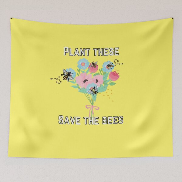 Item preview, Plant these save the bees  designed and sold by Tanuja  Sharma.
