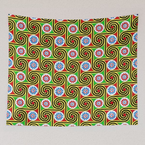 Item preview, Black and Yellow Swirls Egyptian Patterns designed and sold by RyanCaudell.
