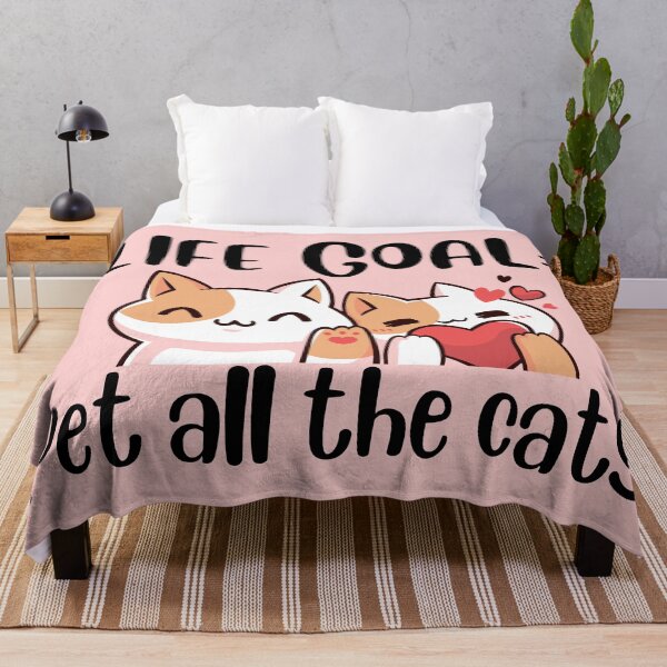 Item preview, Kitty Cat Lovers Life Goal Pet All the Cats designed and sold by GrynszpanDezign.