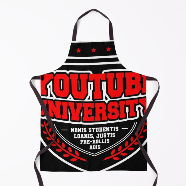 Item preview, YOUTUBE UNIVERSITY - funny design for self taught students designed and sold by TeeTimeShirts.