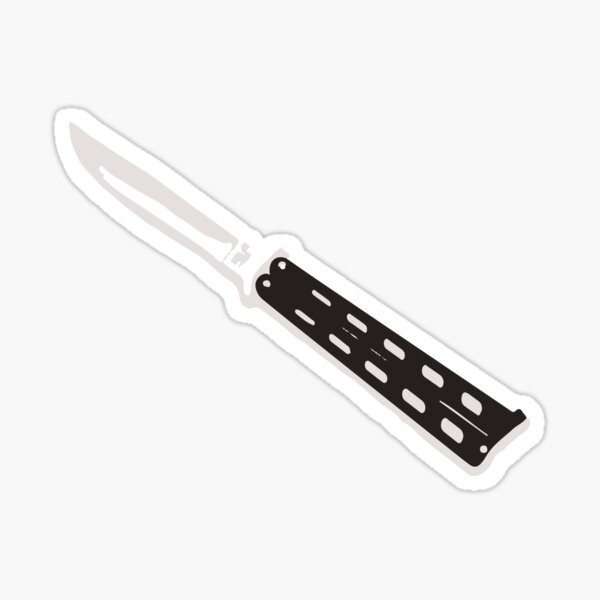 Download Butterfly Knife Stickers | Redbubble