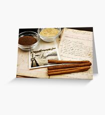 Vintage Cookbook Greeting Card