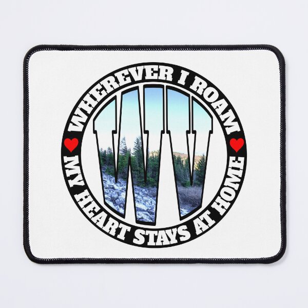Item preview, Heart Stays Home - West Virginia designed and sold by DonDota.