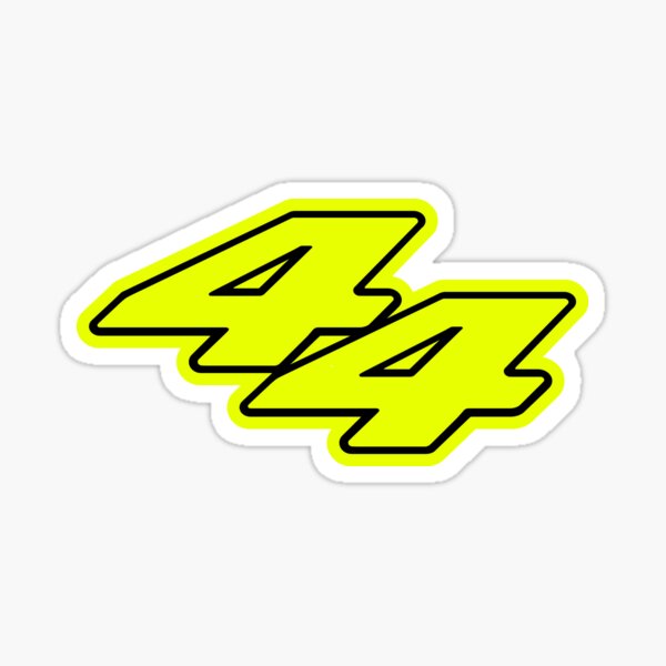 "Lewis Hamilton #44 Yellow Diagonal - F1 2022" Sticker For Sale By ...