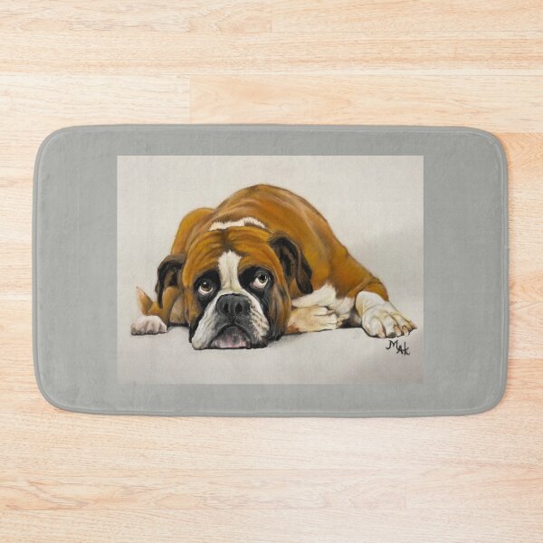 Item preview, "Stink Eye" Boxer in Pastels designed and sold by Marla Kurzec.
