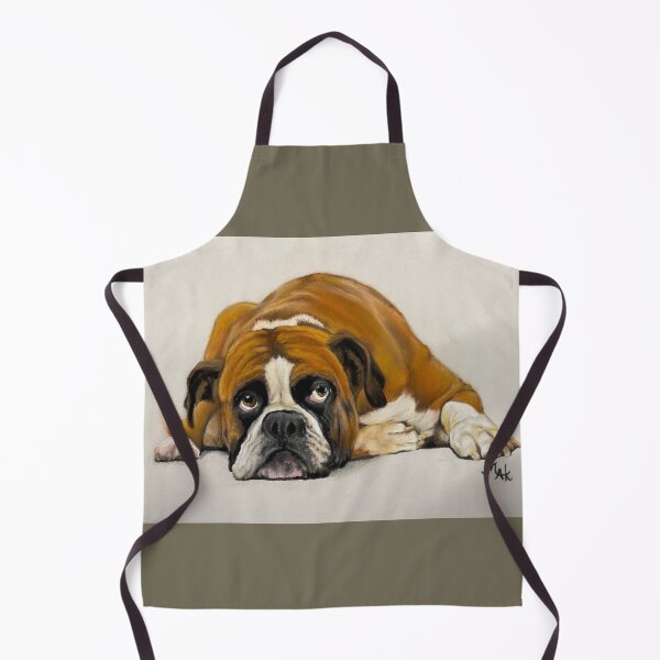 Item preview, "Stink Eye" Boxer in Pastels designed and sold by Marla Kurzec.