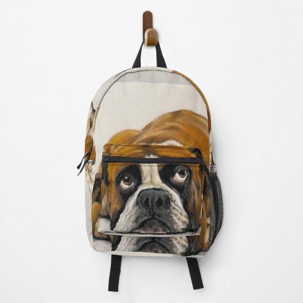 Item preview, "Stink Eye" Boxer in Pastels designed and sold by Marla Kurzec.