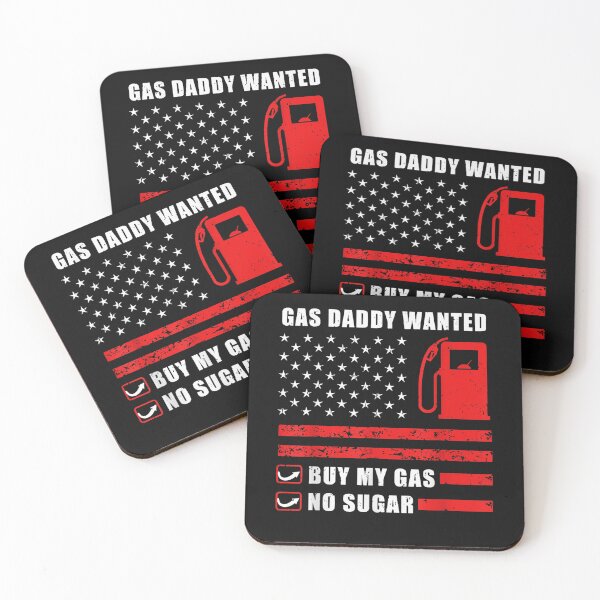 Item preview, Gas Daddy Wanted Gas Price Funny Active USA Flag Vintage designed and sold by RahmaniArt.